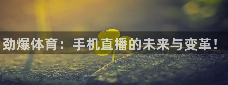 劲爆体育：手机直播的未来与变革！