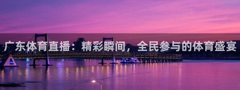 广东体育直播：精彩瞬间，全民参与的体育盛宴